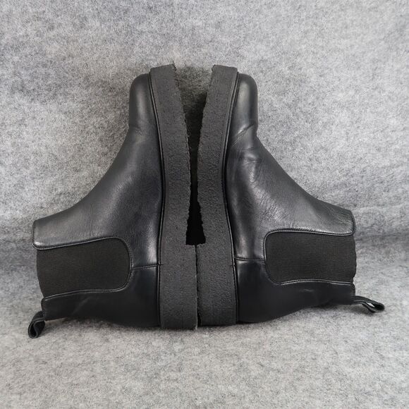 Staud Shoes Womens 36 Boots Chelsea Palamino Leather Casual Platform Black Ankle - Picture 11 of 16